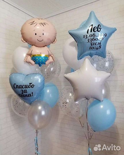 Цветы, шары