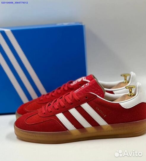 Кроссовки Adidas Gazelle Red (Арт.54043)