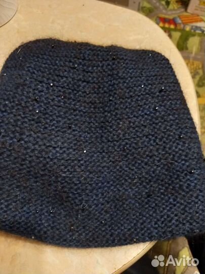 Шапочка женская вязаная зимняя