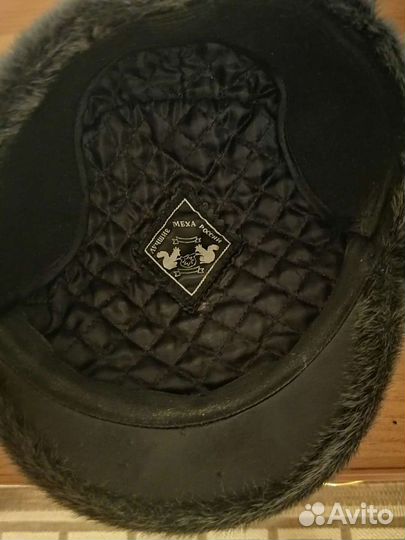 Меховая мужская кепка
