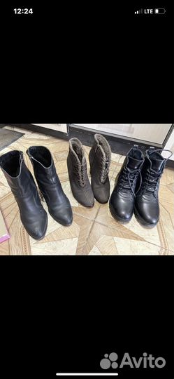 Ботильоны сапоги р.39
