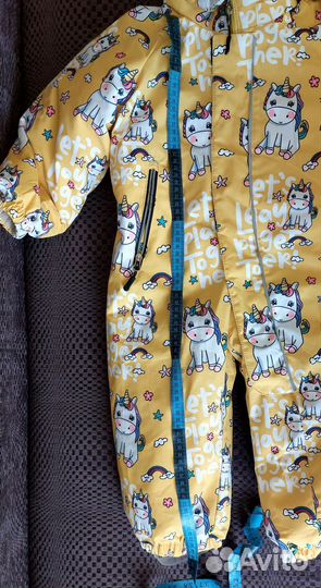 Зимний комбинезон для девочки 104