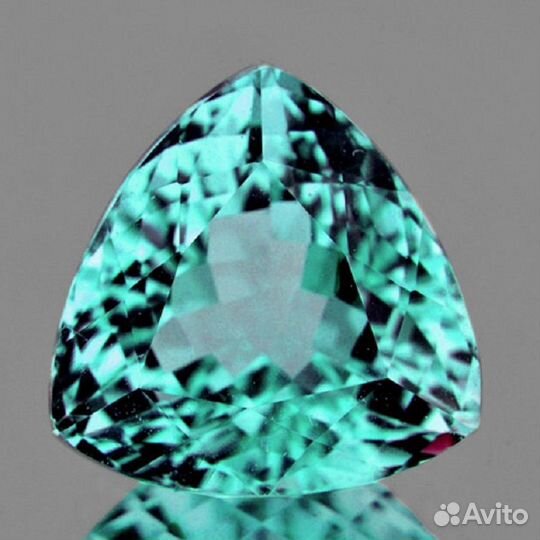 Апатит натуральный 1,20Ct 6х6 VVS Мадагаскар