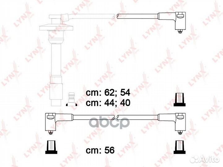 Провода высоковольтные toyota Carina E 1,6-1,8