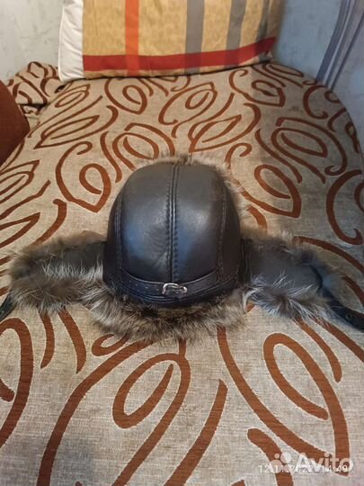 Шапка ушанка мужская