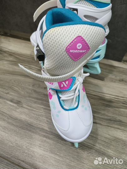 Коньки раздвижные детские Nordway 31-36