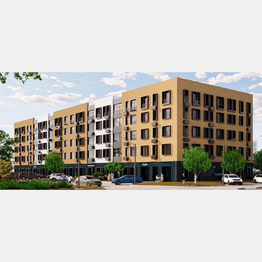 2-к. квартира, 54,1 м², 5/5 эт.