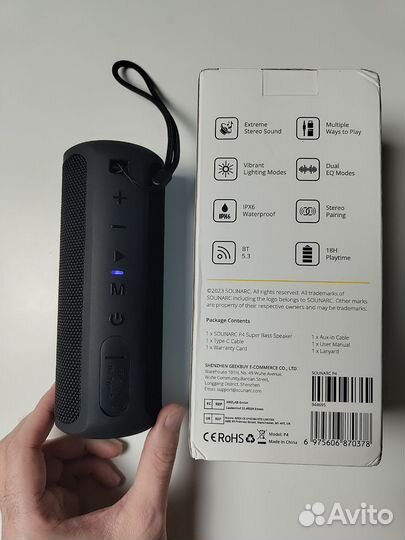Новая колонка Tronsmart Sounarc P4, 20 Вт, RGB