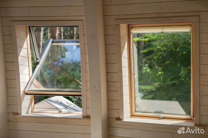 Мансардные Окна Roto R75 двухкамерное