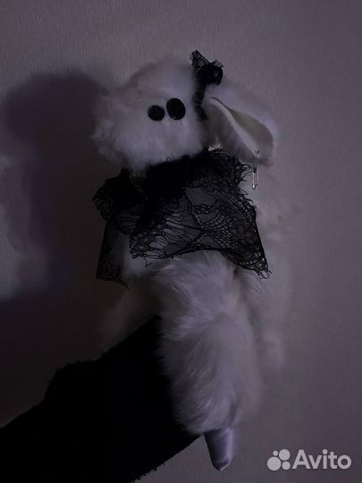 Мягкая игрушка ручной работы ягнёнок