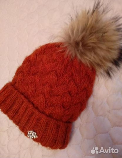 Комплект женский шапка и шарф-хомут