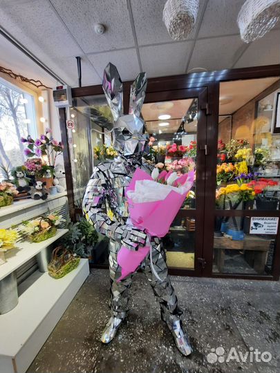 Зеркальный заяц, медведь, сердце, Панда