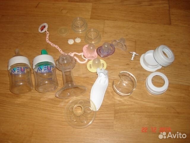 Молокоотсос Avent, бутылки