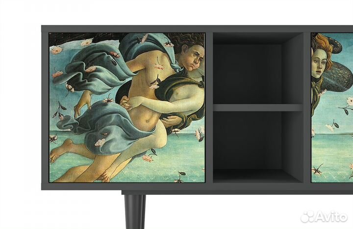 Тв-тумба T5 - Антрацит - The Birth of Venus