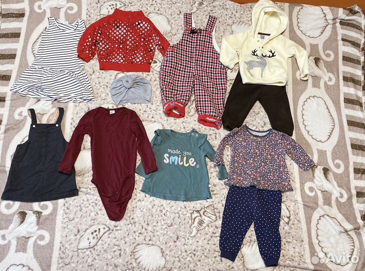 Одежда пакетом для девочки 74