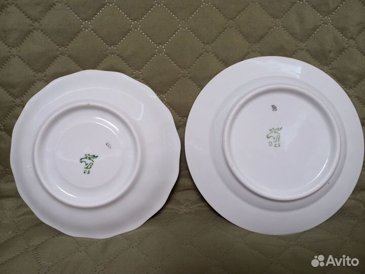 Сервизы Золотая роза, Вербилки, СССР