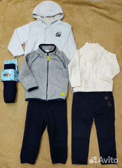 Большой пакет вещей на мальчика 2-3 года