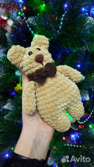 Мишка вязаный ручная работа