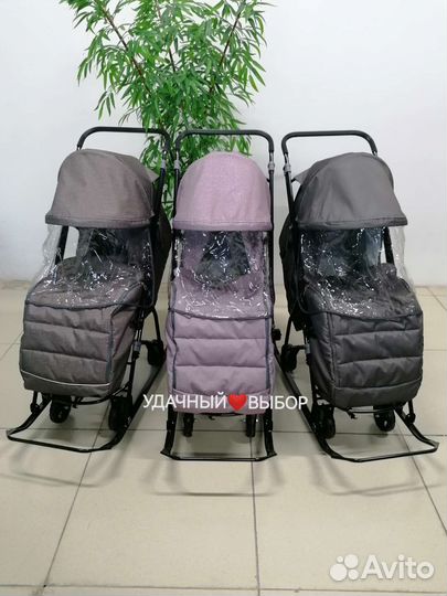 Новые санки-коляска Galaxy (ассорти/в наличии)