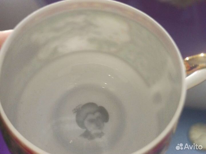 Чашка с блюдцем костяной фарфор (пара)