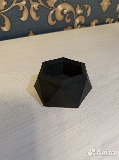 Подсвечник из гипса для свечей, кашпо