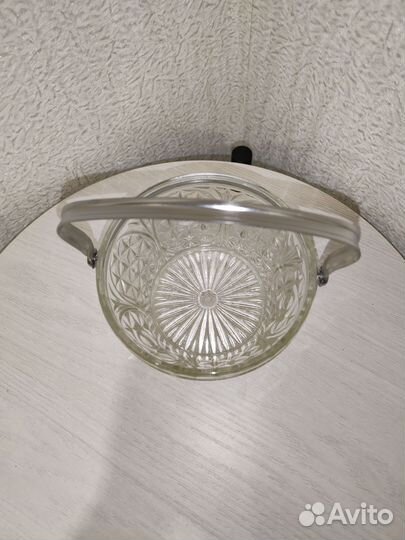 Конфетница с ручкой СССР