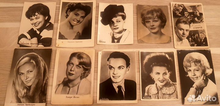 Коллекция фотографий актеров эпохи СССР