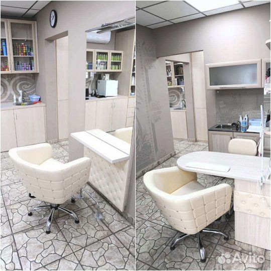 Стильное парикмахерское кресло