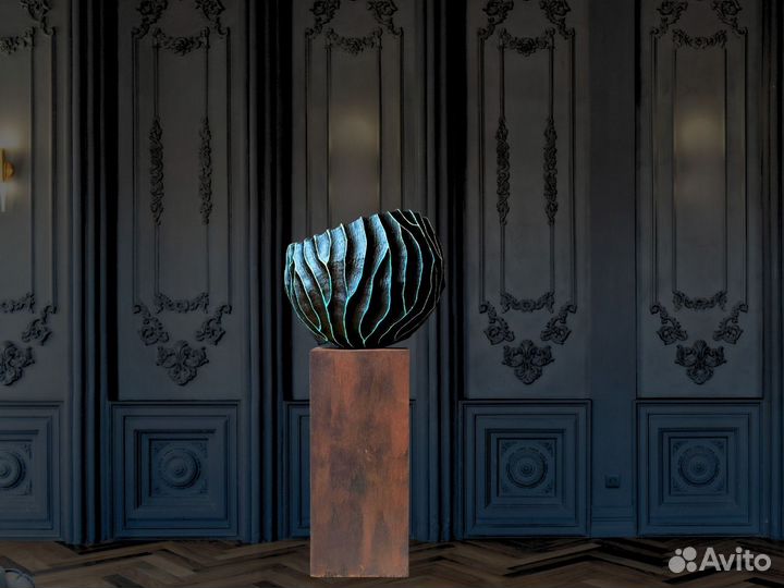 Современная скульптура ваза Скорлуп 150 см