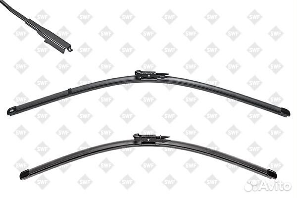 Щетки стеклоочистителя бескаркасные 600/550мм