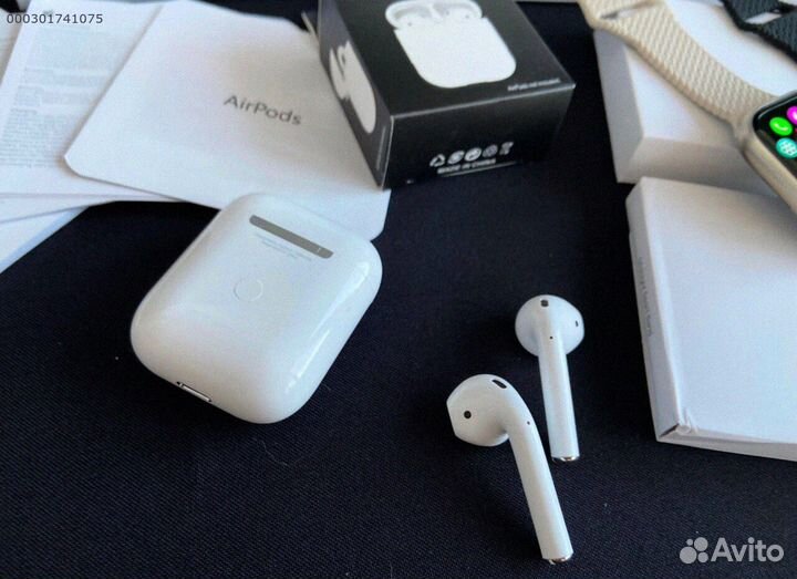 AirPods 2 + Apple watch 9 45mm (Комплект)