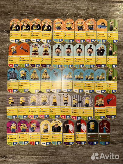 Гадкий я 3 карточки