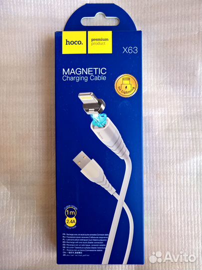 Магнитный кабель Hoco X63 Lightning