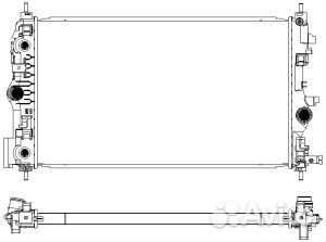 Радиатор сист. охл. Sakura 3081-1008 30811008 S