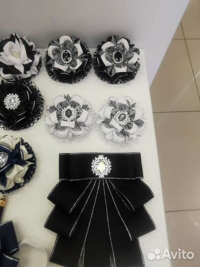 Школьные бантики ручной работы