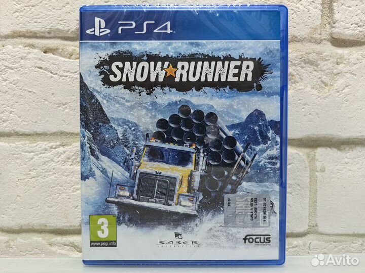 SnowRunner PS4 новый диск