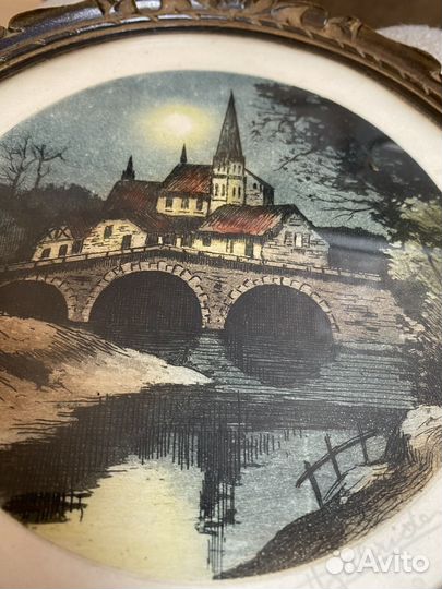 Картина. Акварель. Бельгия