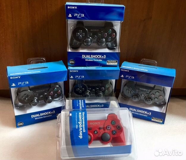 Джойстики на PS3 новые запечатанные