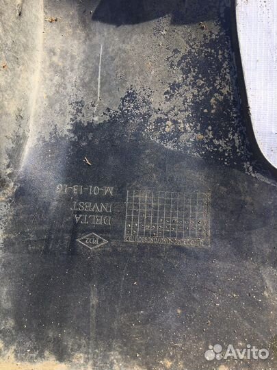 Накладка заднего бампера renault duster