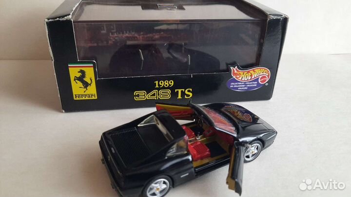 1/43 Ferrari 348 ts 1989 Hot wheels open