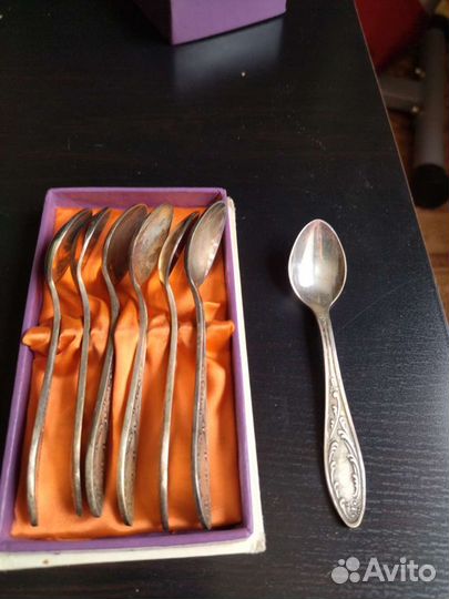 Кофейные мельхиоровые ложки