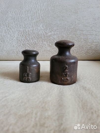 Гири весовые СССР, 1 и 2 кг