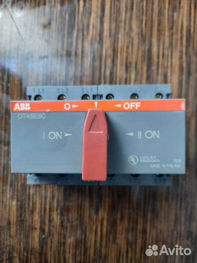 Рубильник. Реверсивный абб