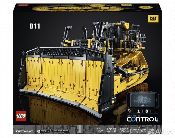 Конструктор Lego technic 42131 бульдозер cat D11