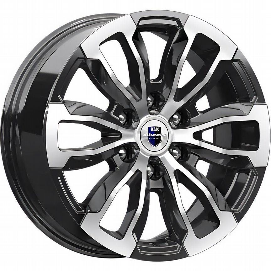Диски K&K Меконг 7.5x18 6x139.7 ET36 D100.1 Алмаз черный