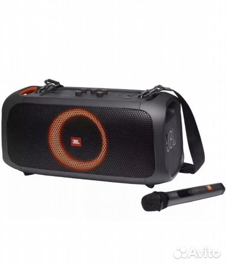 Колонка jbl partybox с микрофоном немного б/у