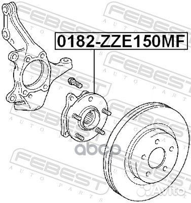 Ступица передняя (toyota RAV4 ACA3#/GSA3# 2005