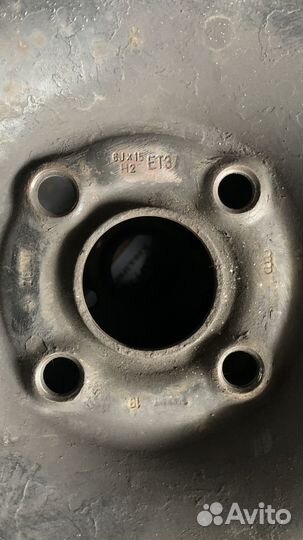 Штампованные диски R15 Audi 80