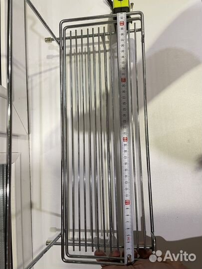 Полка на рейлинг с держателем для полотенца