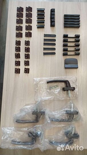 Ручки для пластиковых окон/ дверей с фурниторой